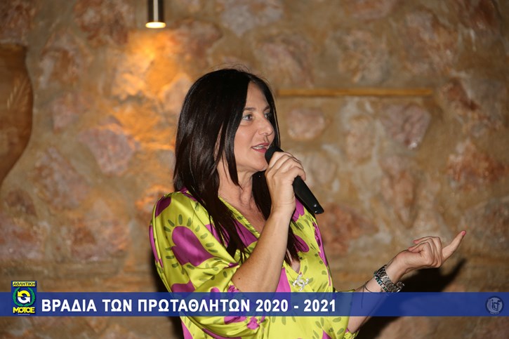 Η Σύμβουλος σε θέματα Αθλητισμού της Περιφέρειας Αττικής κα Χριστίνα Γαλανοπούλου